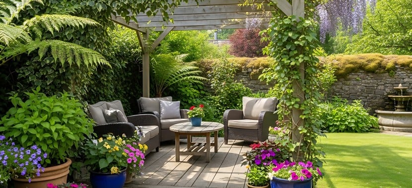 Jardin étouffant dès juillet ? Ces aménagements vont transformer votre espace extérieur en oasis de fraîcheur Image