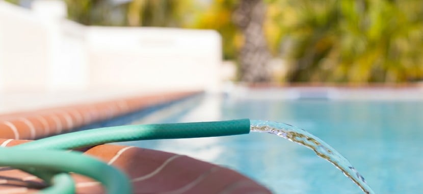 remplissage d'une piscine